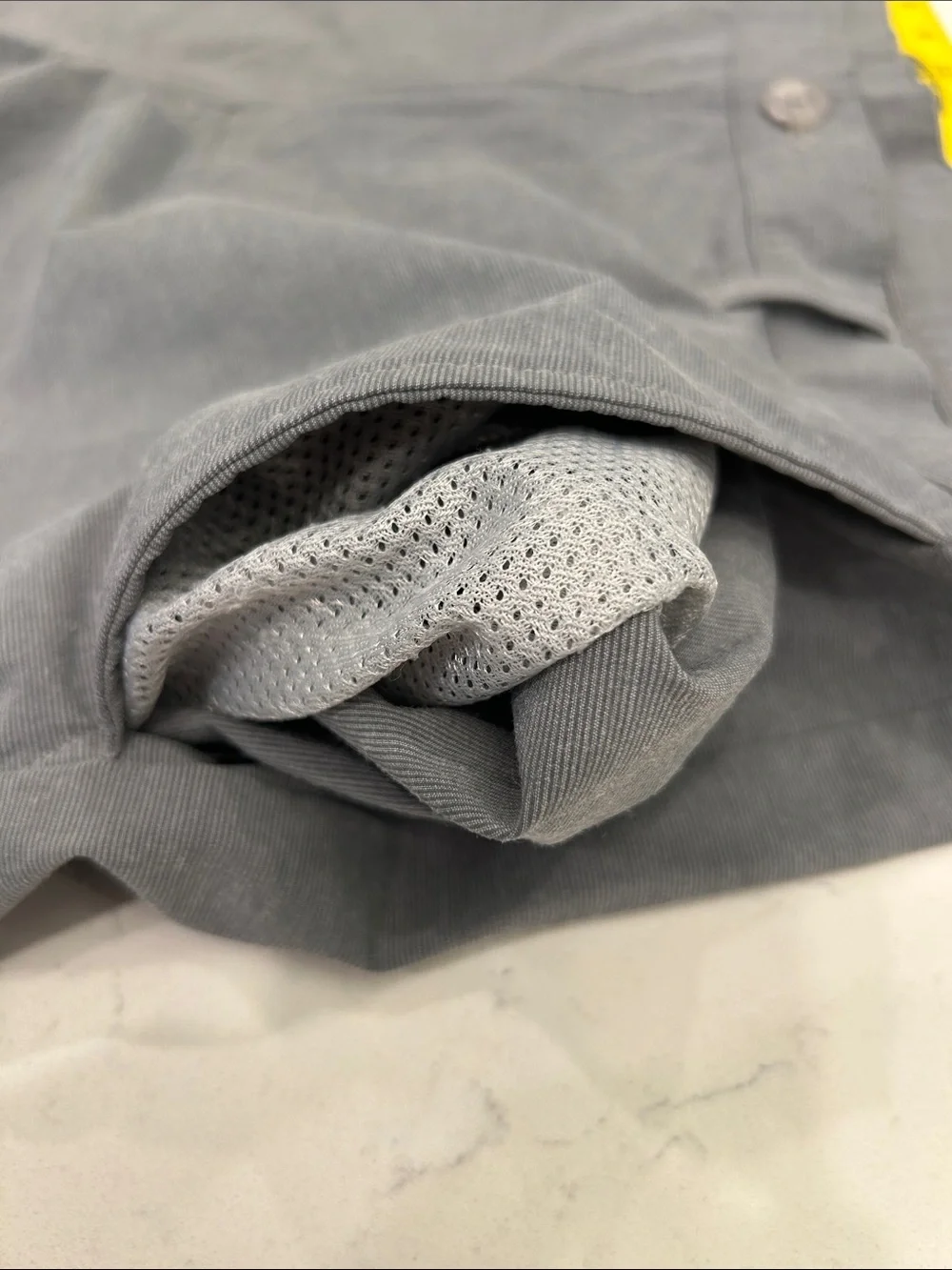 Callaway Golf 38 Flat-Front Gray Stretch Performance Shorts